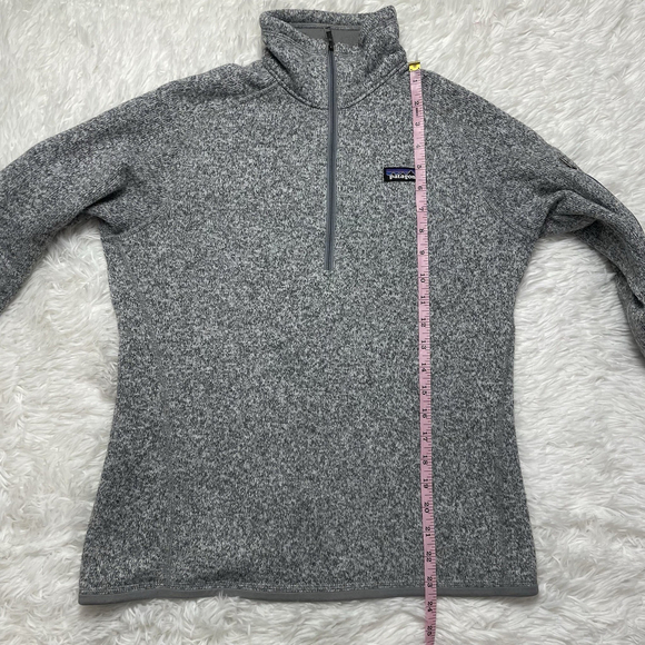 Patagonia Better Sweater Fleece Jacket Womens Gray 1/4 Zip Sweatshirt - Picture 9 of 9